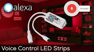 How to Control your LED strips with Alexa and Google Home