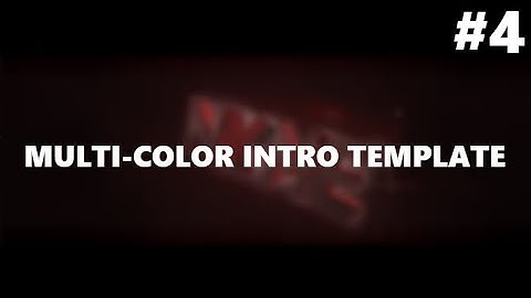 〘#4〙Multi-color Intro Template! ◁  || SkooArtz ▷ 〘PZP〙