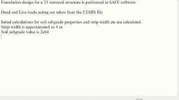 Foundation Design - Project assignment for Skyfi Labs online course - by ROBIN GEORGE REJI
