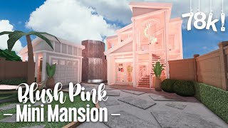 Minami Oroi Bloxburg Speedbuild and Tour Aesthetic Blush Pink Mini Family Mansion