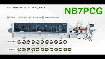 Edge Banding Machine with V-belt NB7PCG-Narrow parts edge banding