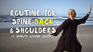 15-Minute Qigong Routine for Spine, Back, Shoulders (Silent)