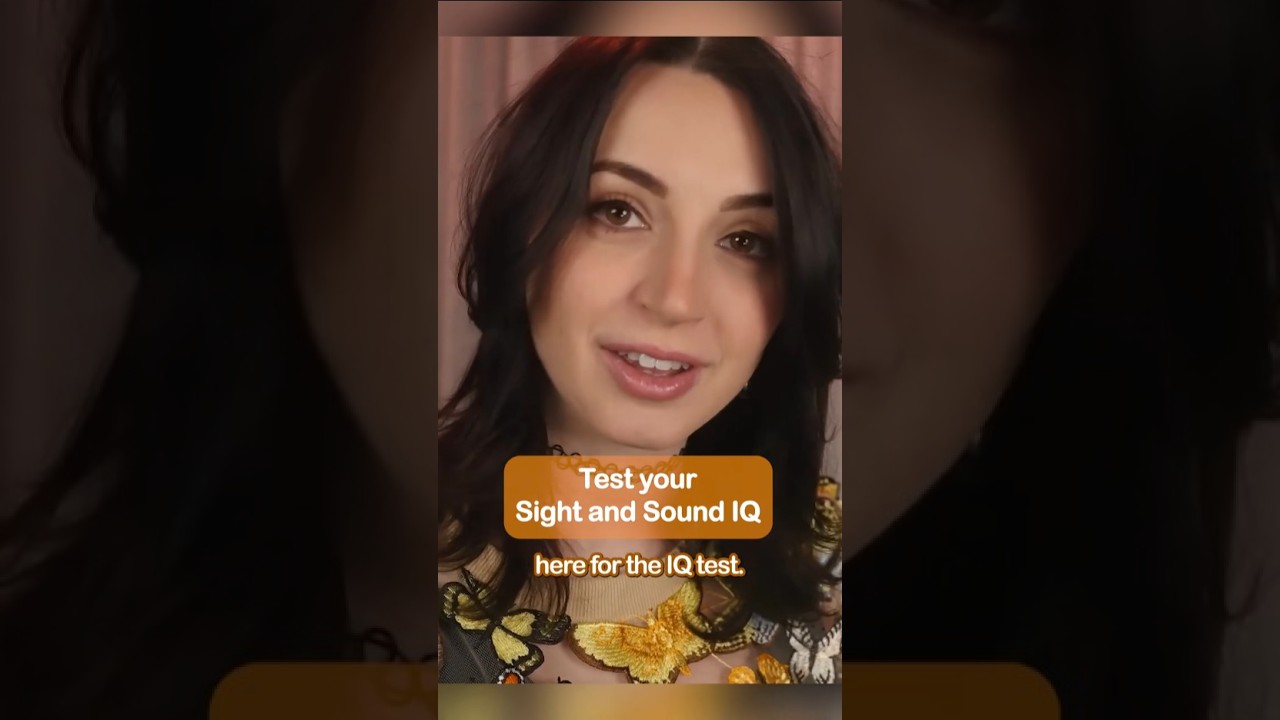 ASMR - Testing your Sight and Sound IQ 🧠 #asmr #test