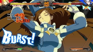 Guilty Gear Xrd -Revelator- Millia Corner Dust Combo 3