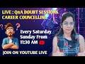 LIVE- Career Guidance | Data Scientist | Data Analyst | AI | ML | Q n A | 13th Sep 2025