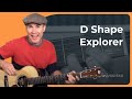 You will never want to play a simple D Chord again! :) D Shape Explorer Variations Guitar Lesson