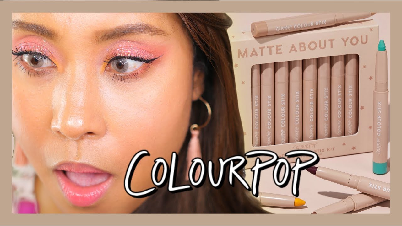NEW Colourpop Colour Stix Swatches (8 Matte Eyeshadow Color Sticks) 