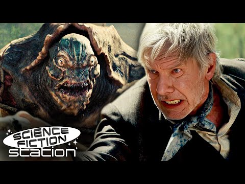 Harrison Ford Fights Aliens | Cowboys & Aliens (2011) | Science Fiction Station