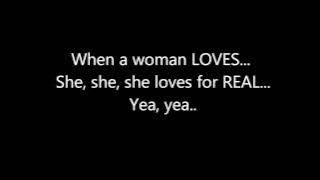 R.KELLY - WHEN A WOMAN LOVES **(LYRICS)**