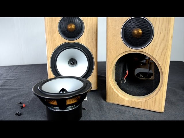 Rummelig Stå sammen fejre Monitor Audio Bronze BX1 speakers look inside - YouTube