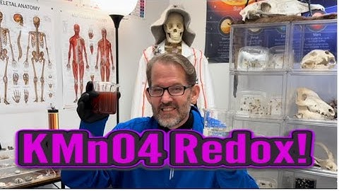 Redox of KMnO4 in RamZland!⚗️ 2KMnO4+5H2O2+3H2SO4→2MnSO4+K2SO4+8H2O+5O2 #STEM #RamZland #Lab