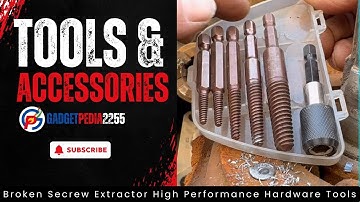"Broken Screw? No Problem! 🔩✨ High-Performance Screw Extractor Tool! #shorts #ScrewExtractor