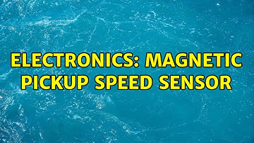 Electronics: Magnetic pickup speed sensor (2 Solutions!!)