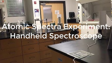 CHM 103 Atomic Spectra Exp Handheld Spectroscope