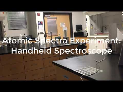 CHM 103 Atomic Spectra Exp Handheld Spectroscope