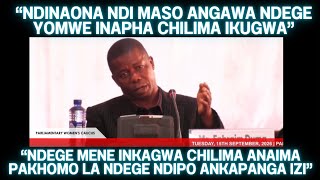 AMENE ANAONA NDEGE IKUGWA KU CHIKANGAWA YOMWE INAPHA A CHILIMA WABWERA POYERA NDIPO WAULURA IZI LERO
