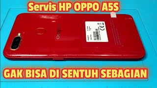 Servis HP OPPO A5S gak bisa disentuh sebagian
