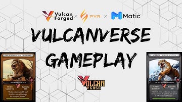 VulcanVerse Gameplay - A first look at the blockchain mmo/fantasy metaverse by Vulcan Forged!