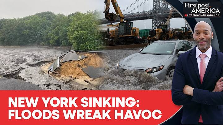 US: Heavy Rain Causes Flash Floods In New York City, New Jersey; 2 Dead | Firstpost America | N18G