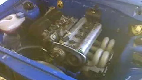 Datsun 1200 4AGE 20V starting up with decent mapping