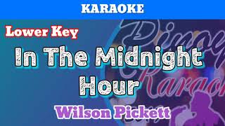 Video thumbnail of "In The Midnight Hour by Wilson Pickett (Karaoke : Lower Key)"