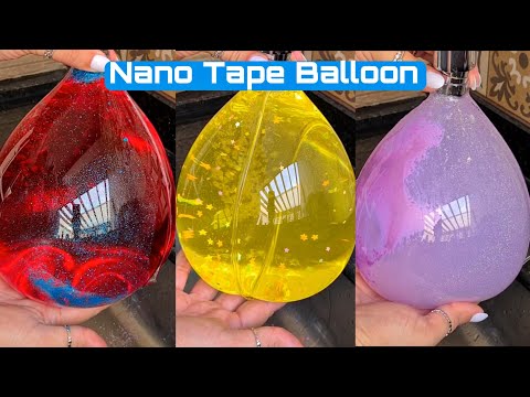 ❤️💜💛Super Squishy with Nano Tape #satisfying #asmr #nanotape