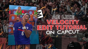 AE Like Velocity Edit Tutorial on Capcut | How to Make Velocity Edit on Capcut