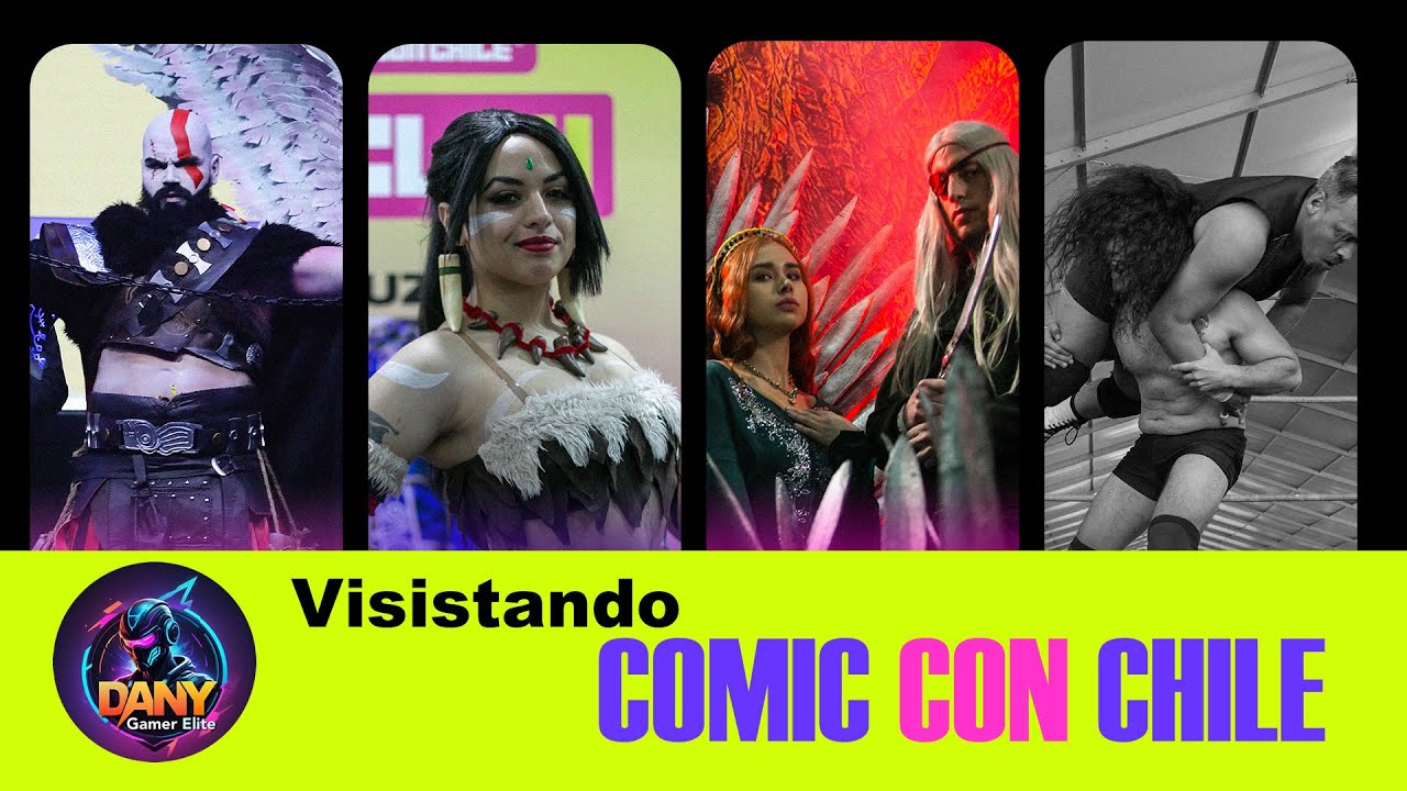 “¡Así fue la Comic Con Chile! Cosplays Épicos y Zona Gamer 🎮✨ | DanyGamerElite”