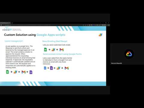 Session 4 - Lesson 4: Custom solutions built using Google App Scripts