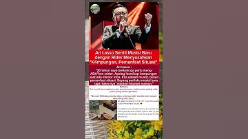 ARI LASSO SENT!L MUSISI BL4GU. #arilasso #ahmaddhani #gosipartis #beritaterkini #trendingshorts