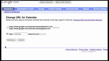 Custom URL - Google Apps