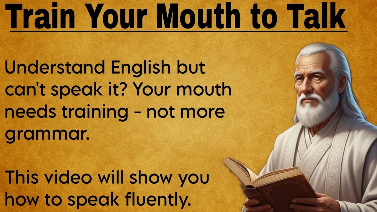 Train Your Mouth to Talk || Graded Reader || Speak Fluently English ️ ...