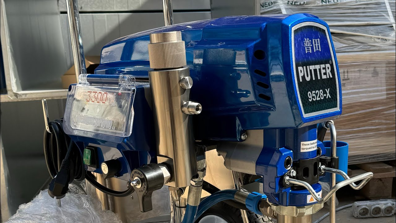 PUTTER 9528 X 🔥Безвоздушный окрасочный / шпаклёвочный аппарат !