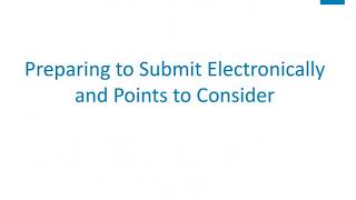 Electronic Submissions- FDA Generic Drugs Forum 2018