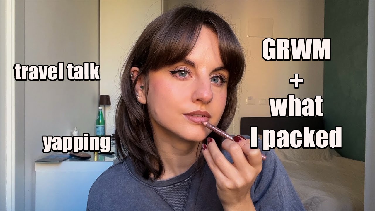 GRWM в Болонье 🇮🇹 макияж, я собрала вещи и пообщалась в дороге