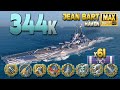 Battleship Jean Bart: King on map Haven - World of Warships