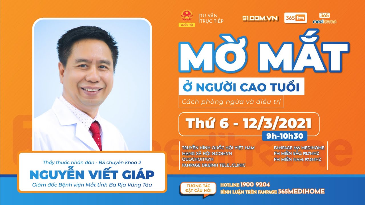 phòng khám 61 quang trung hà đông New Mờ mắt ở người cao tuổi - Cách phòng ngừa cho người cao tuổi | 365 Medihome