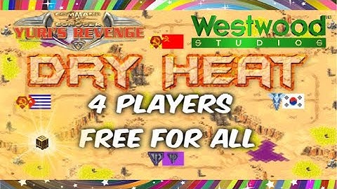 Dry Heat map by Westwood 4 Players Free for All Online Multiplayer