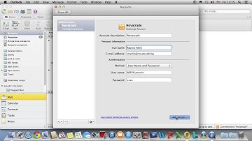 Setup Outlook for MACOS - Exchange Server