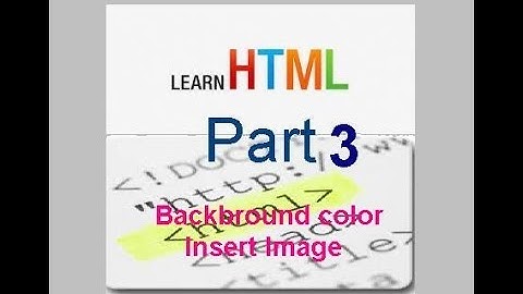 3- Complete HTML Course in Urdu/Hindi - Background color and images in HTML - Lunar Computer College