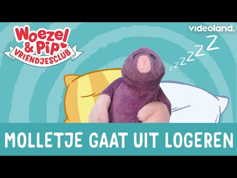 Woezel & Pip Vriendjesclub - Molletje gaat logeren bij een vriendje🌙💤