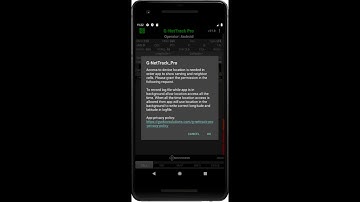 G-NetTrack Pro - location permissions explanation