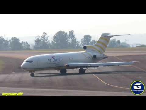 Pouso do Boeing 727-200 da Air Class em Viracopos (VCP)