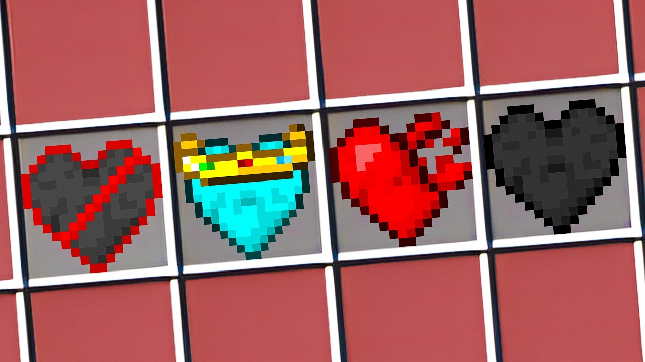 How I Collected Every Illegal Heart in This Minecraft SMP..!