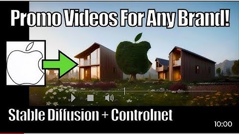 Al Promo Videos - Turn any logo into animated Al art with Stable Diffusion + Controlnet + Motionleap