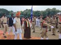 Parade platoons visitation by our NV Society's President along with NCC 1st and NCC 2nd Officer