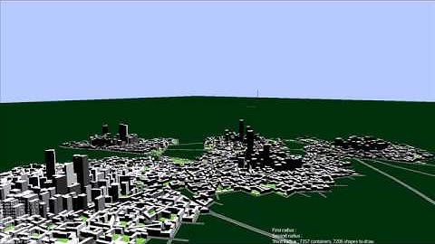 Urban generator - Procedural city modelized on the fly