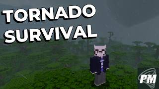 Minecraft Tornado Survival - (ProtoManly's Weather Modpack) | Live!