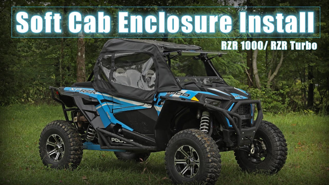 Polaris RZR XP 1000 SuperATV Soft Cab Enclosure Upper Door Install