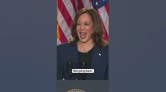 Kamala Harris Realizing She Got Her Slogan #shorts #kamalaharris thumbnail